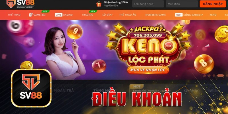 Điều khoản sử dụng SV88 về vấn đề khuyến mãi Điều khoản sử dụng SV88 về vấn đề khuyến mãi
